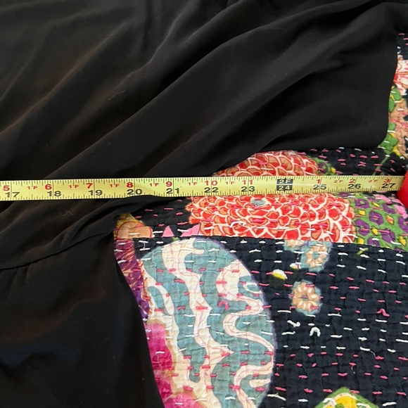 ASTR The Label Black Faux Wrap Dress w Kimono Sleeve - Picture 4 of 7